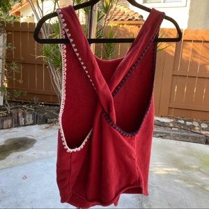 Carbon 38 criss cross top